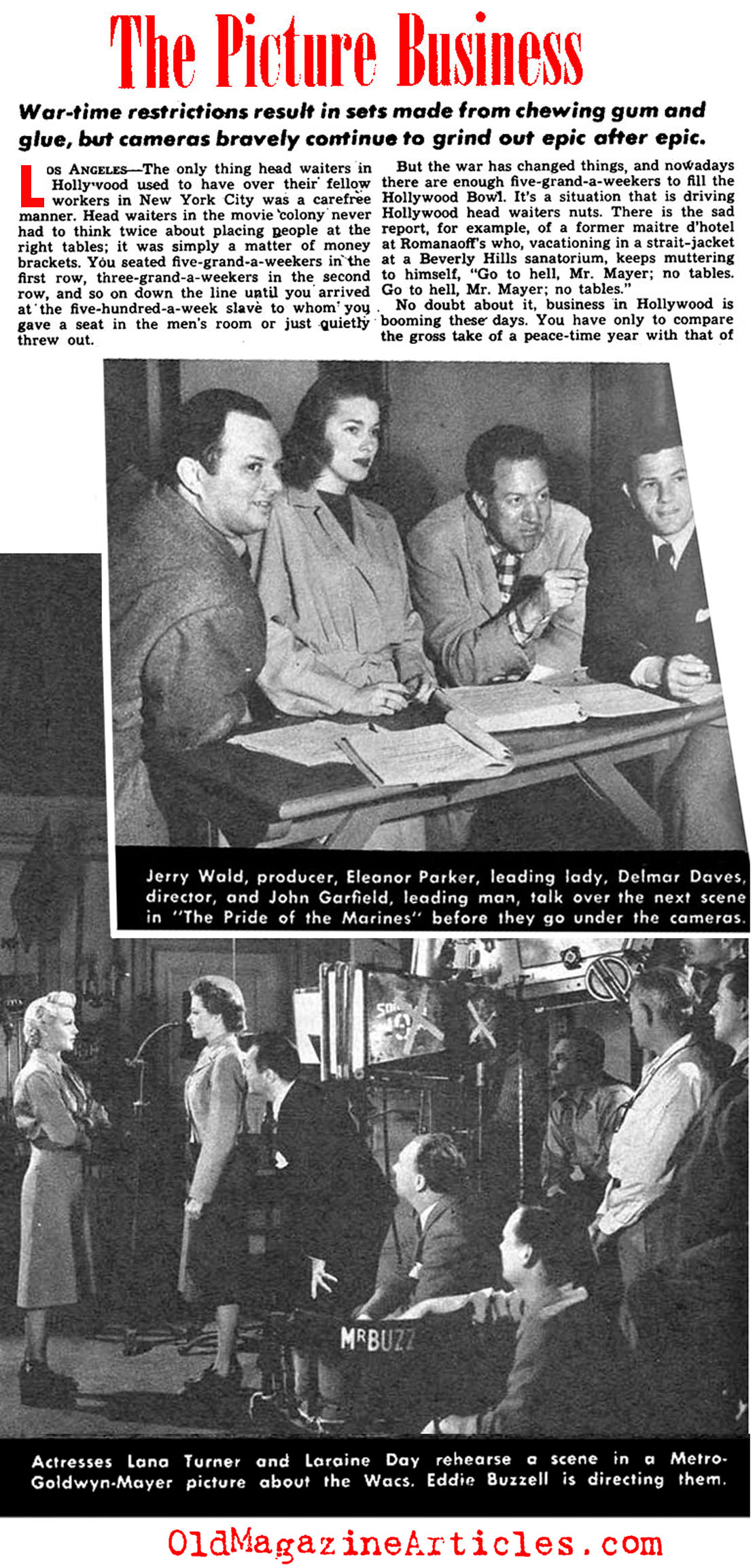 1945 Hollywood (Yank Magazine, 1945)